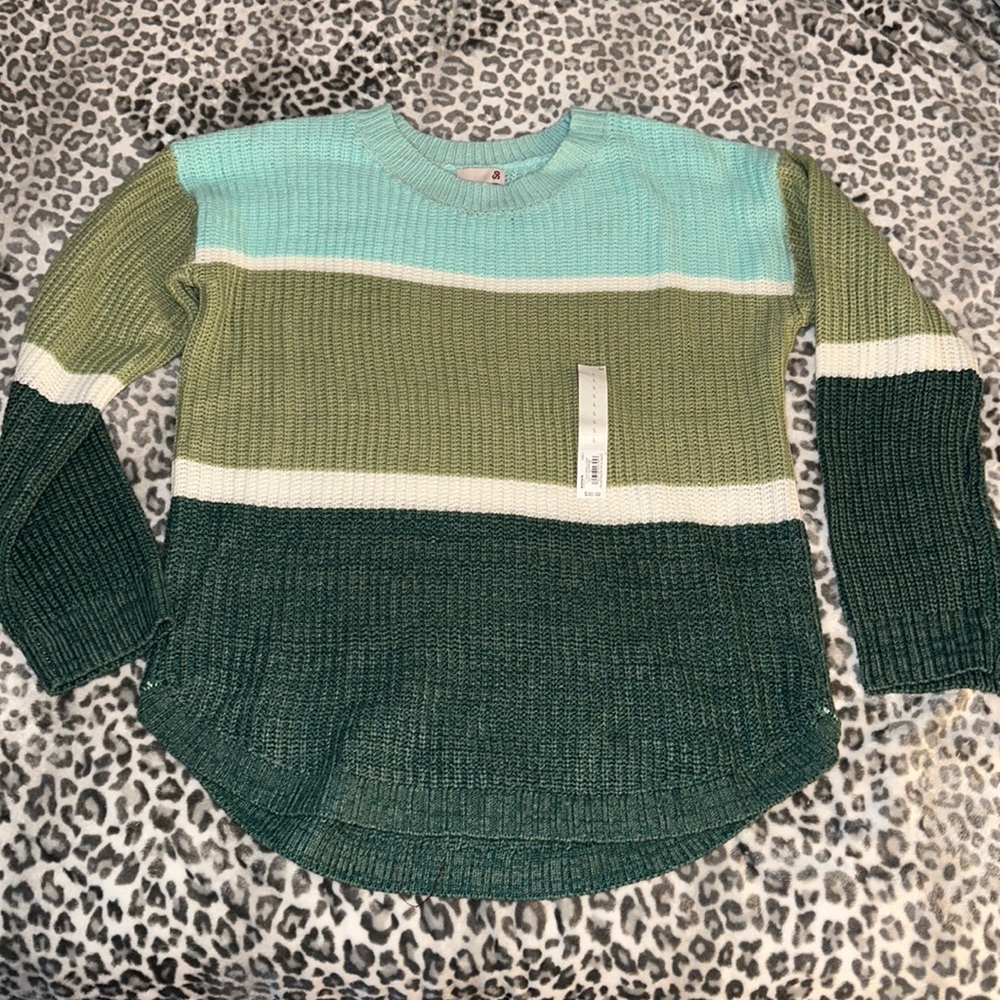 NWT Kohls Green Sweater